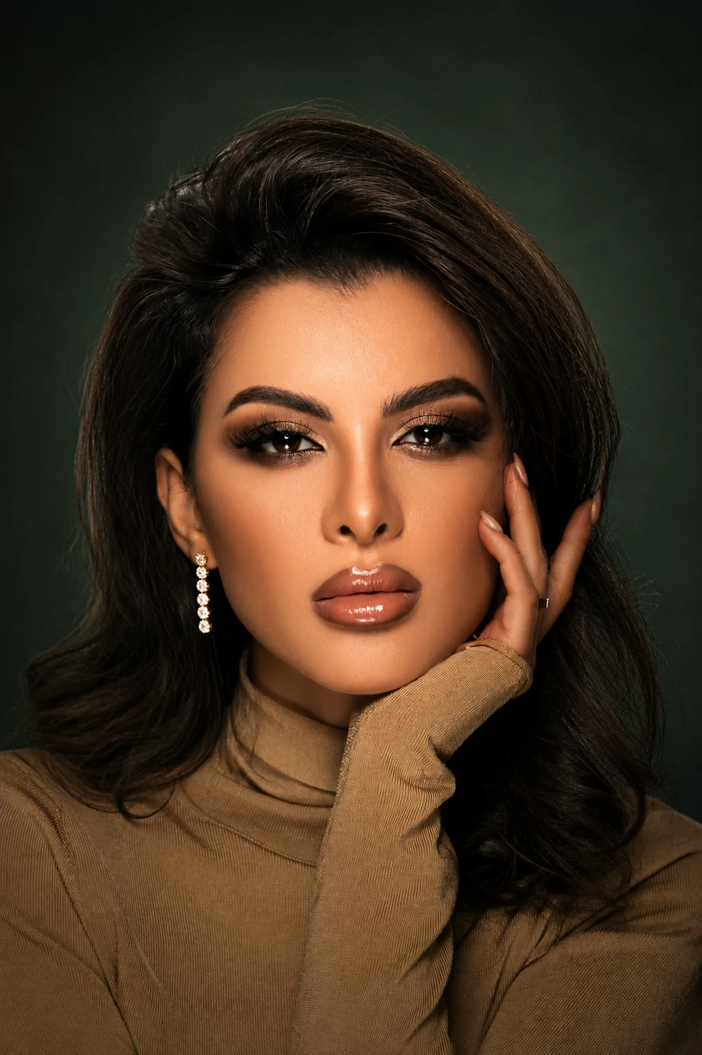 Professional makeup portrait at Hand & Stone Spa