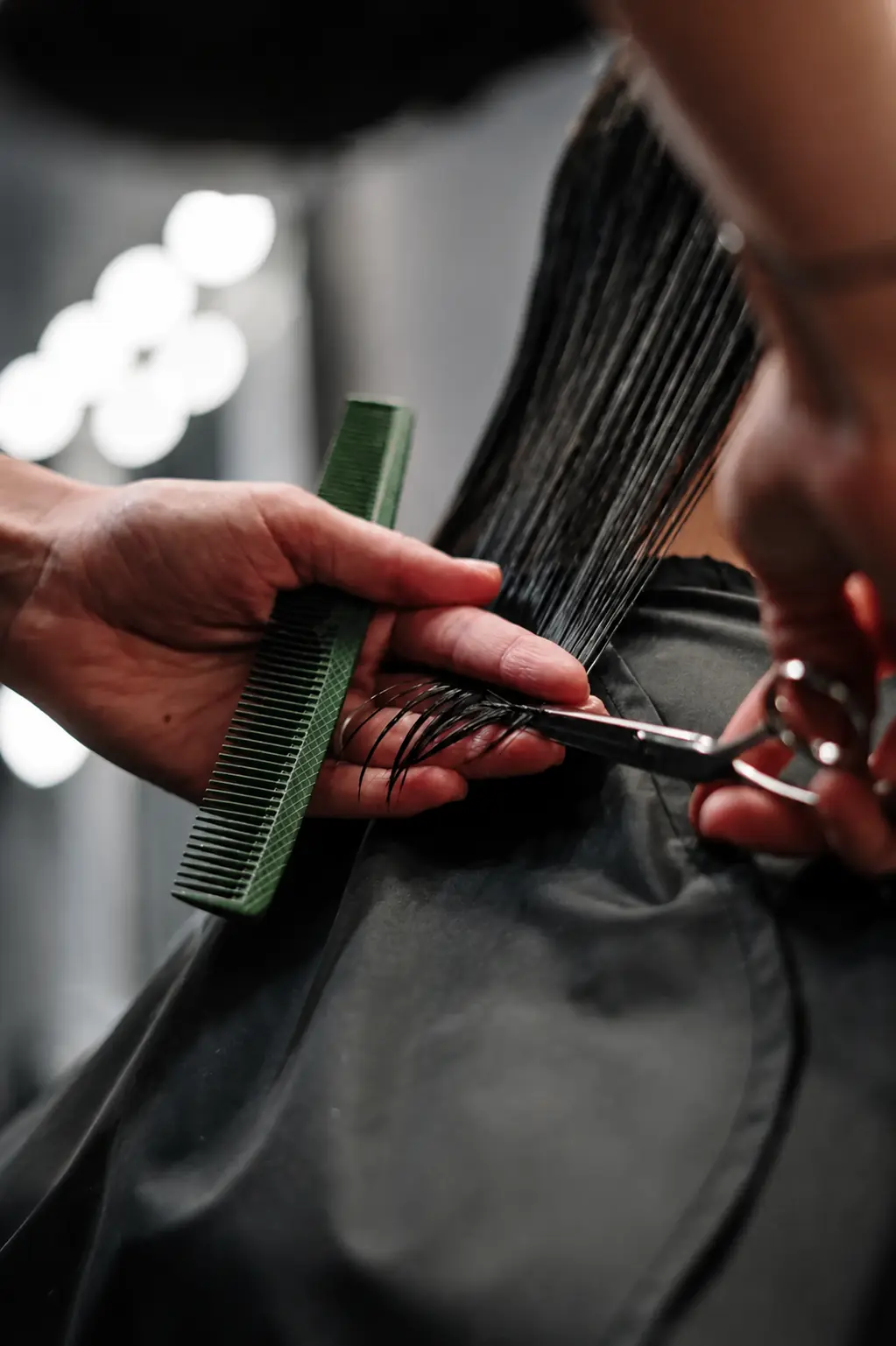 Professional haircut at Hand & Stone