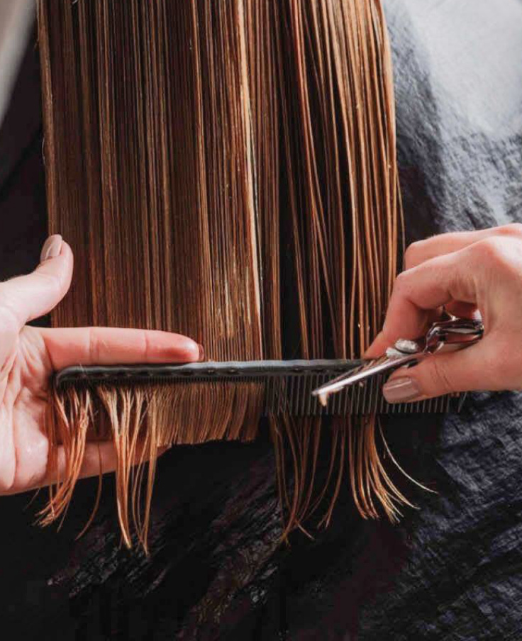 Professional haircut at Hand & Stone