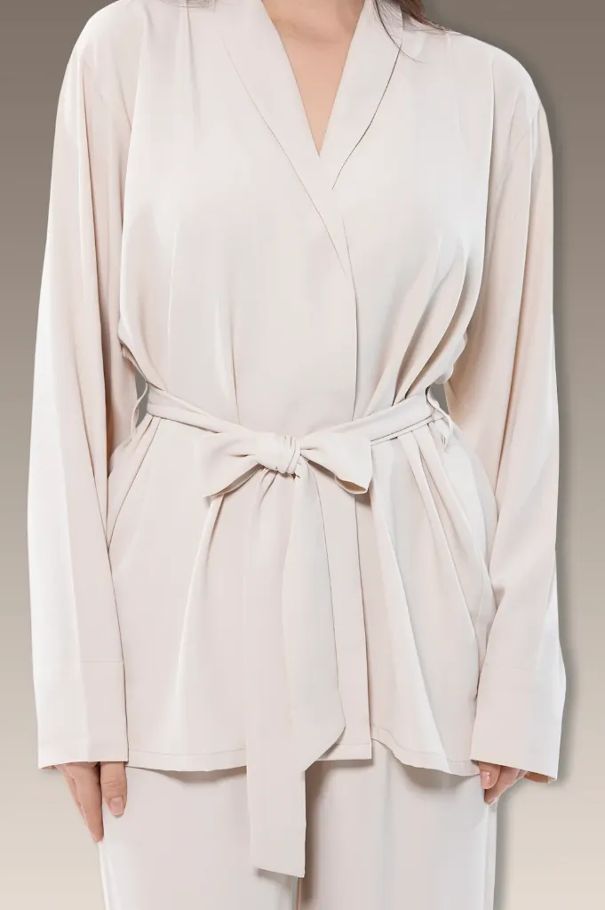 C BAIJ CREPE ROBE